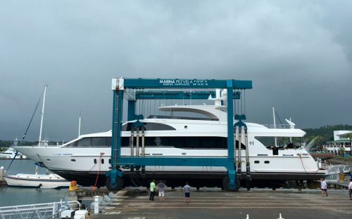 Haul Out Services at Marina Pez Vela Yacht Yard
