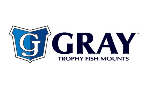 Gray Trophy Fish Mounts